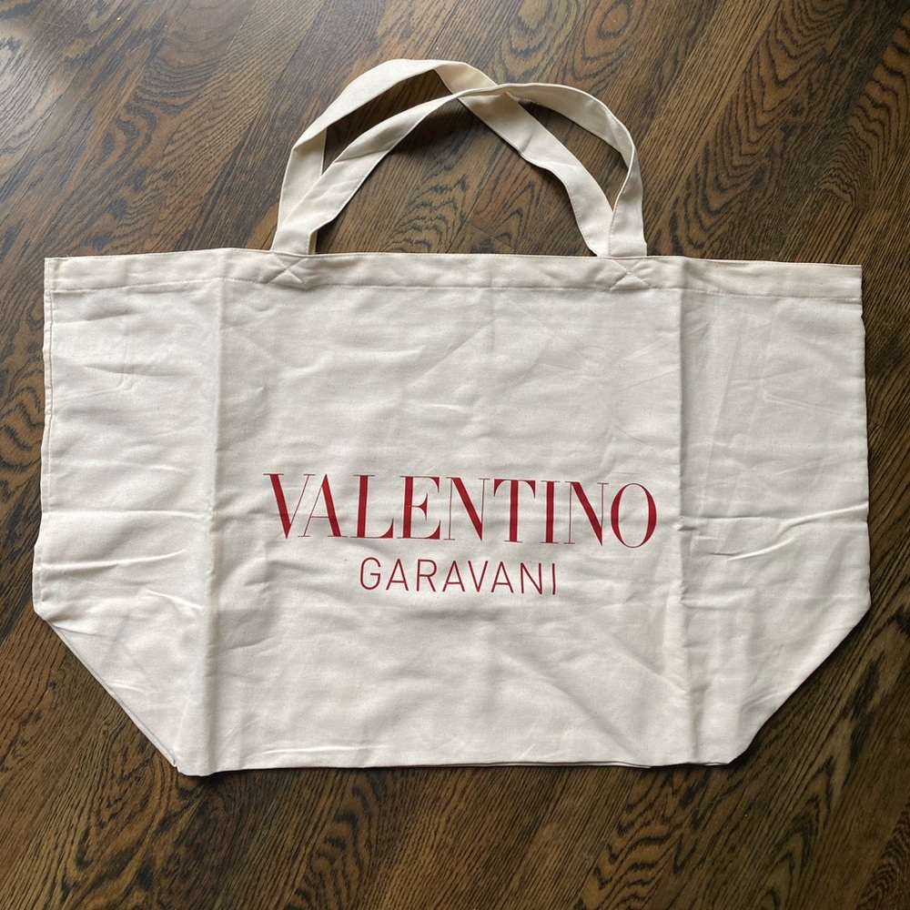 Valentino Garavani Canvas Shopper Tote Bag